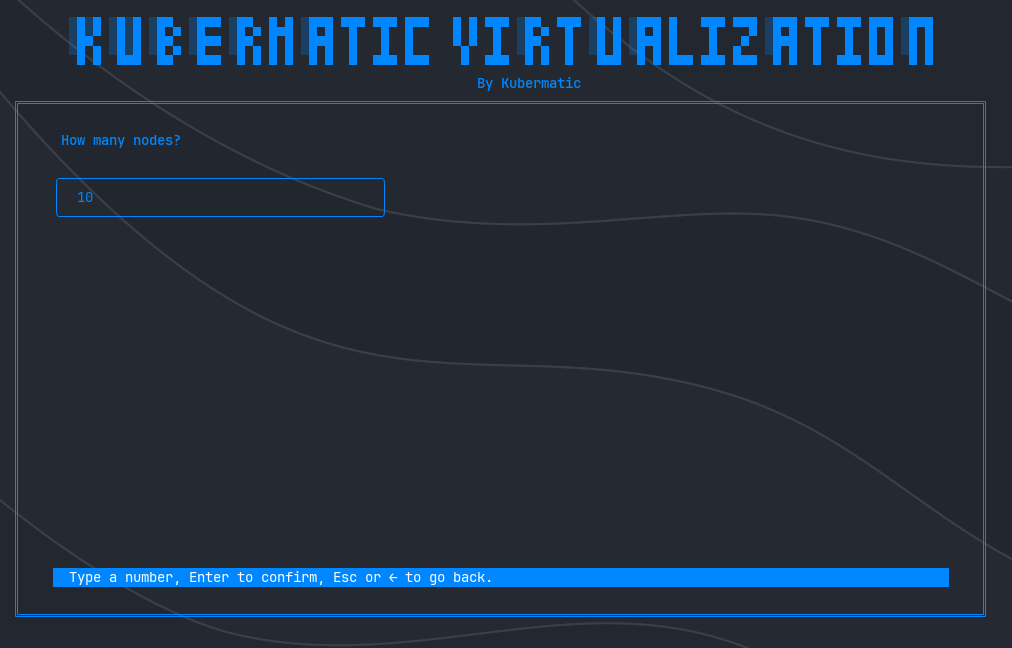 Kubermatic Virtualization - How Many Nodes?